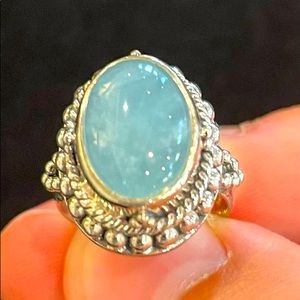 Samuel B Moonstone Silver Ring